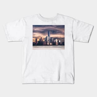 Seattle City Skyline Kids T-Shirt